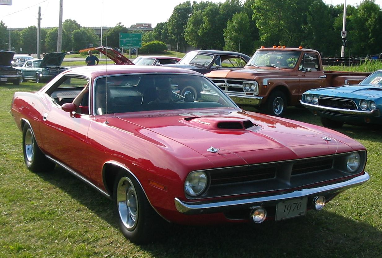 Affordable muscle cars: Plymouth Barracuda.