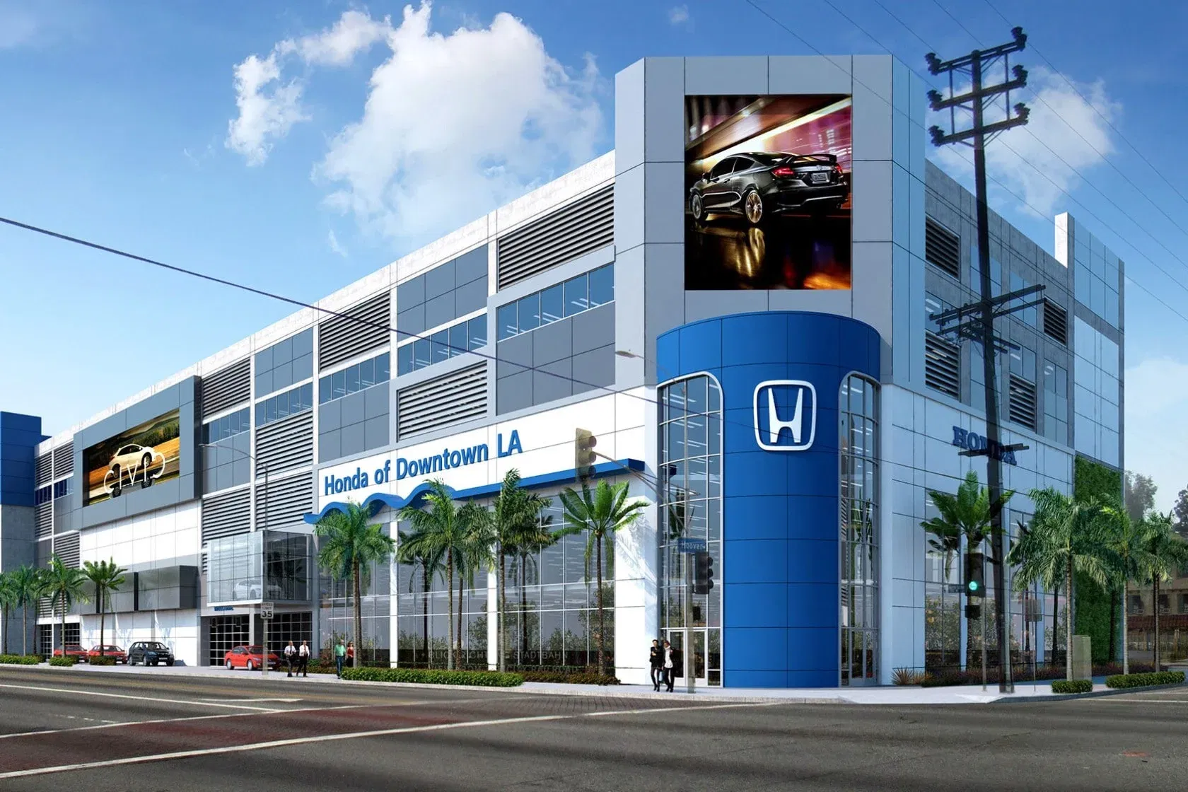 Top car dealership in California: Honda of Downtown Los Angeles.