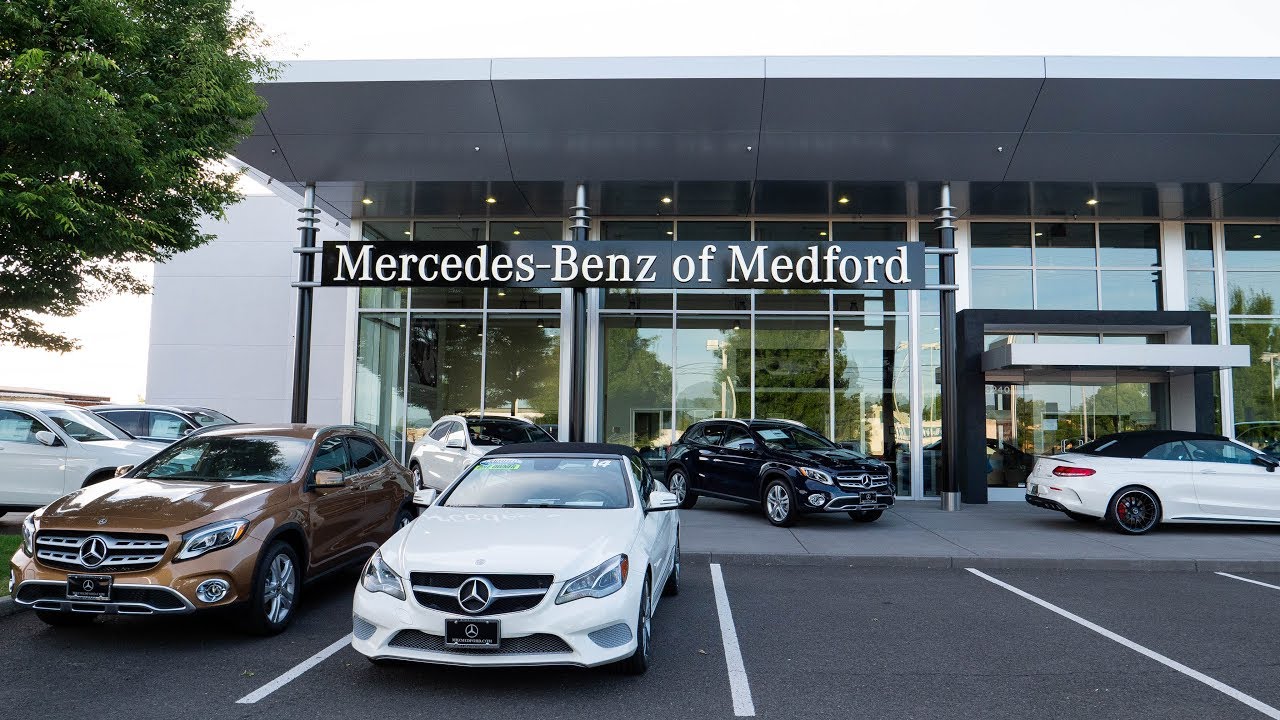 Best car dealerships in Oregon: Mercedes-Benz of Medford.