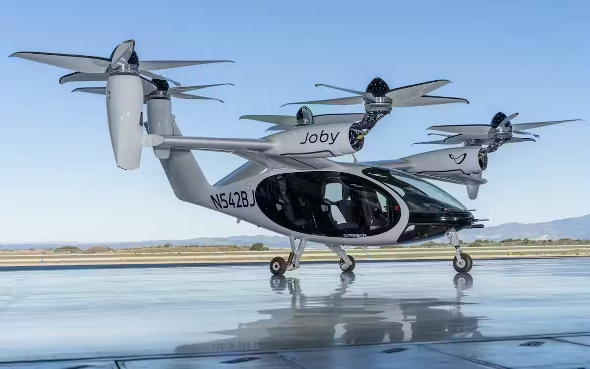 Flying car models: Joby eVTOL.