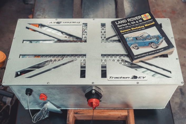 Battery box for EV conversions.