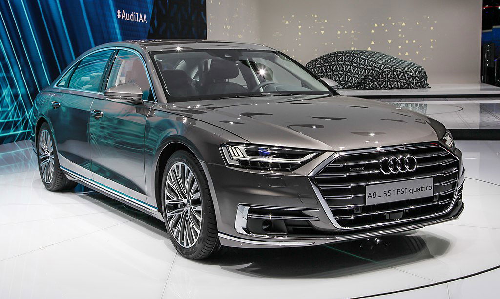 Sedans with V6 engine in 2025: Audi A8 quattro.