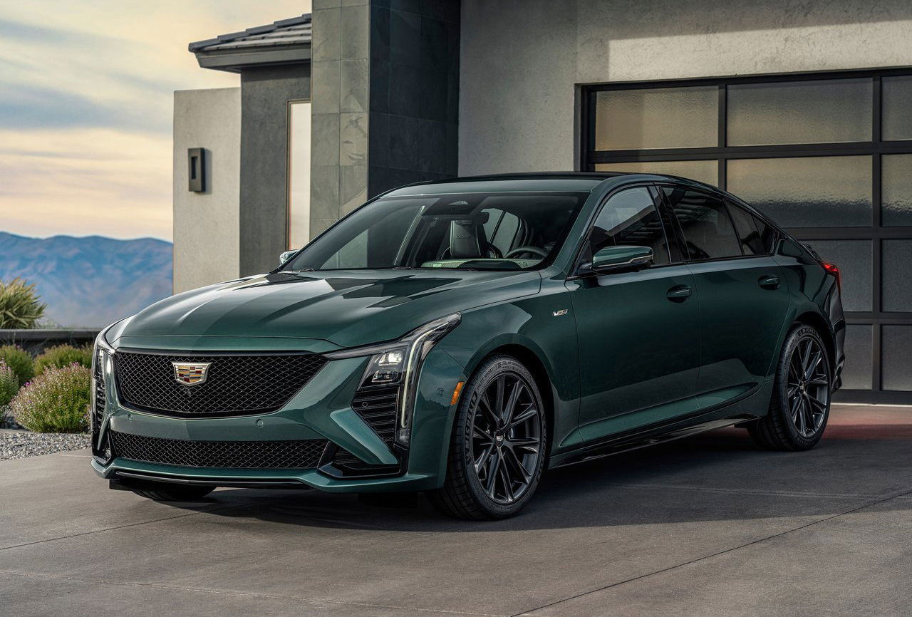 All V6 sedans in 2025: Cadillac CT5-V.
