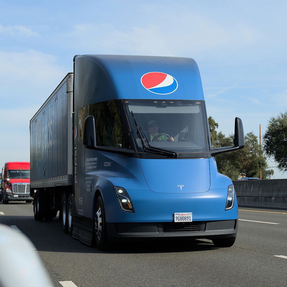 Fuel cell and electric semi trucks.