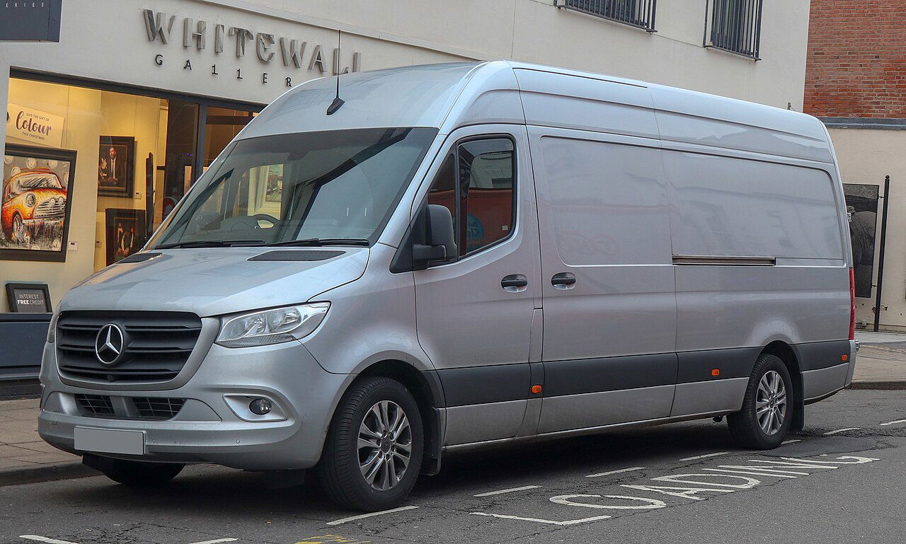 Best cars for sleeping rough: Mercedes-Benz Sprinter.