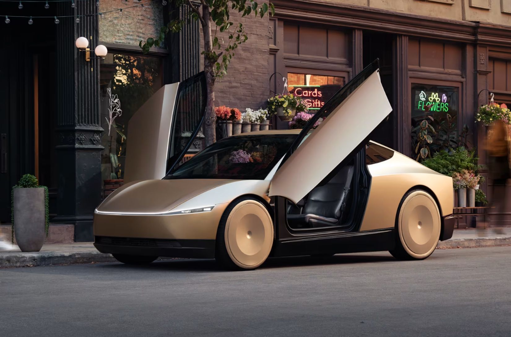 Tesla's Robotaxi fleet.