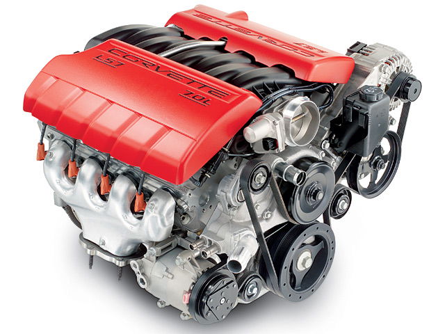 The LS engine weight. 