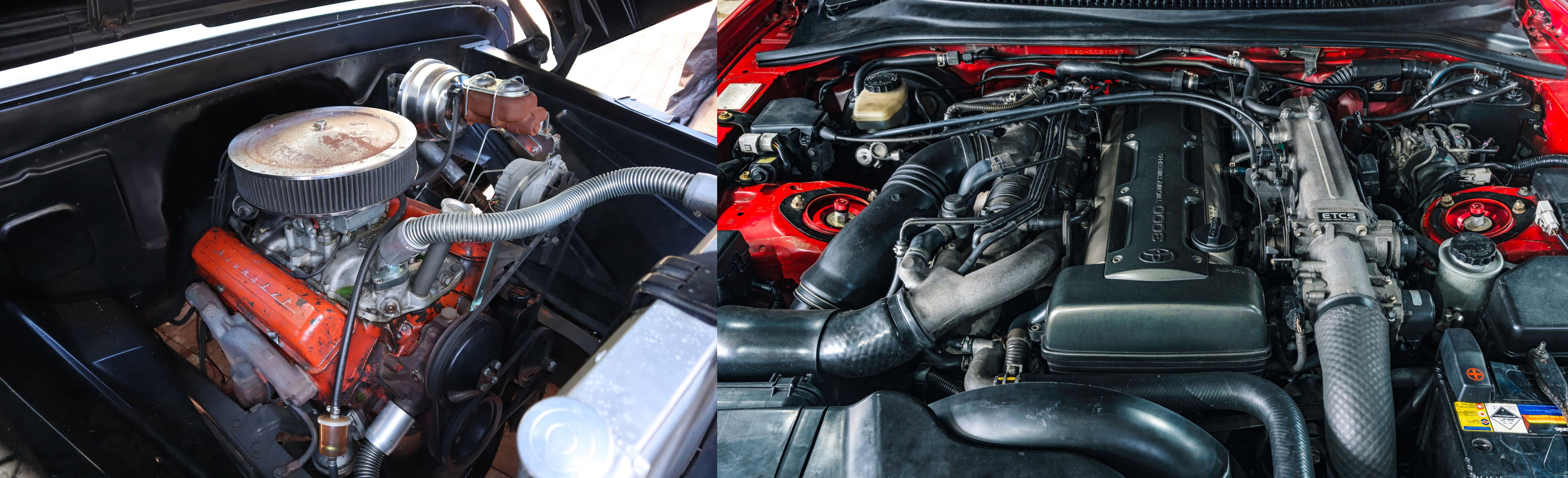 American muscle engine versus JDM engine aftermarket.