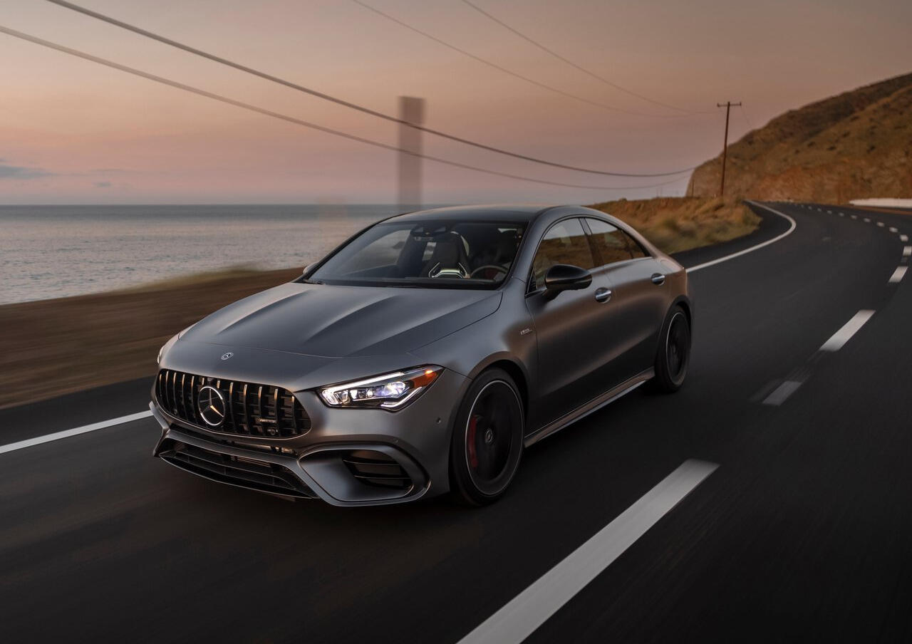 Top 10 Sports Cars Under $70,000 In 2025: Mercedes-Benz CLA 45 AMG.