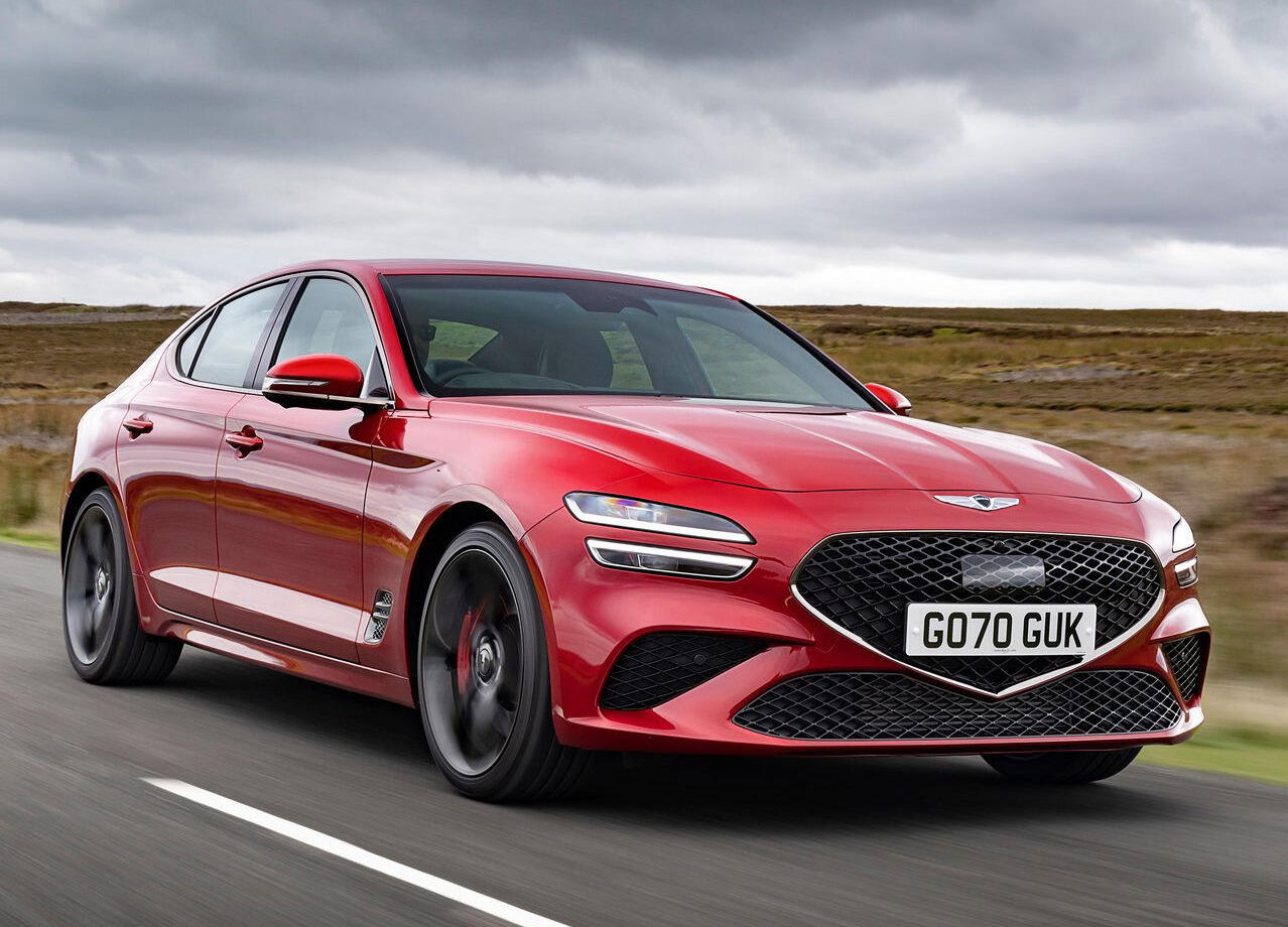 Top 10 Sports Cars Under $70,000 In 2025: Genesis G70 3.3T.