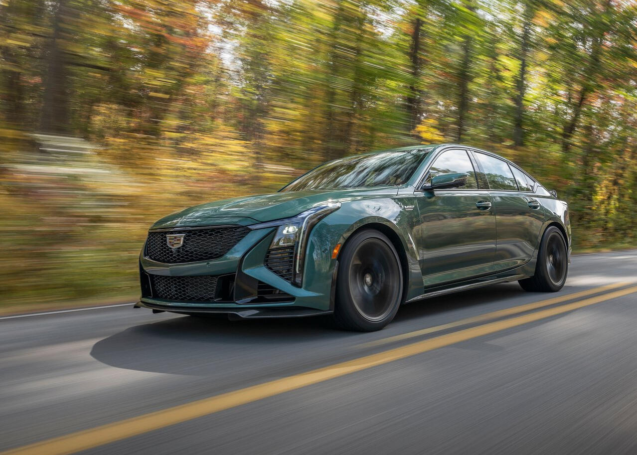 Top 10 sports cars 2025: Cadillac CT-V Blackwing.