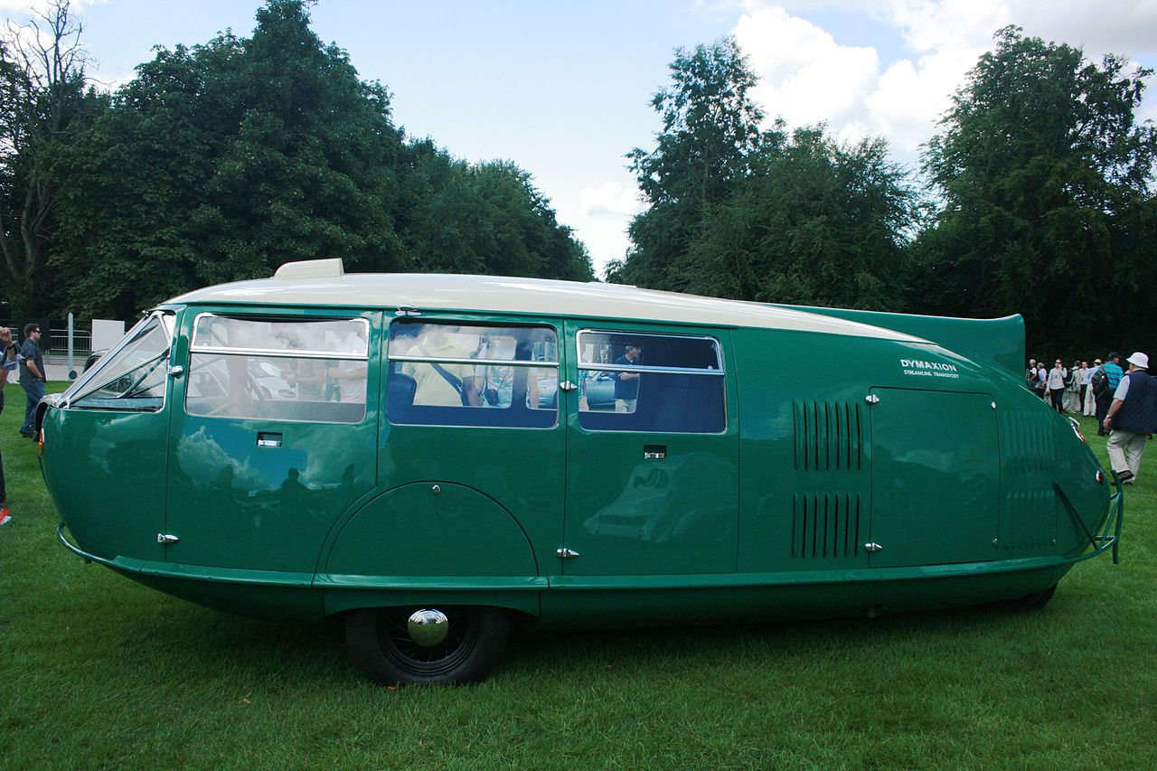 Revolutionary concept cars: Dymaxion Car (1933).