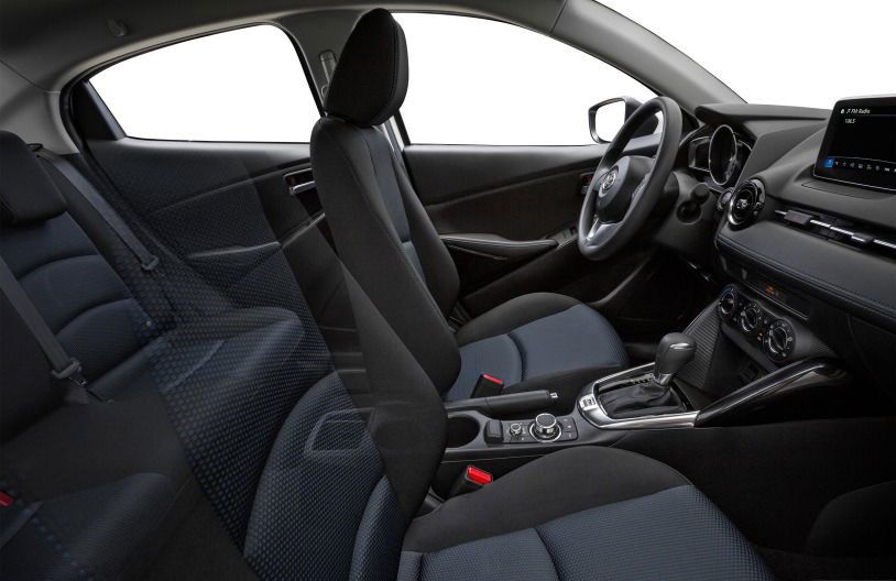 2018 Toyota Yaris iA interior.
