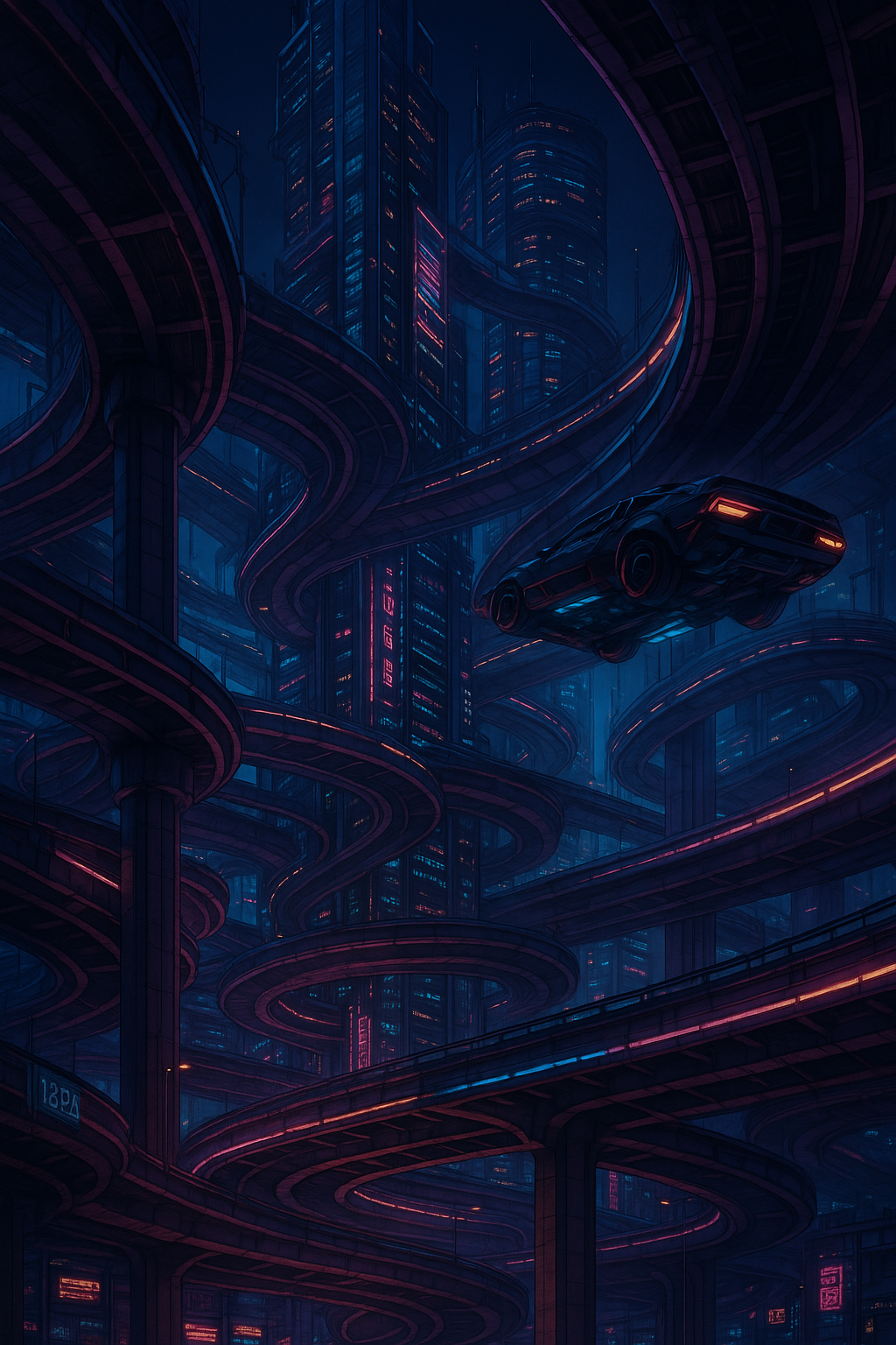 If cyberpunk cars were real: The Streets Would Be Vertical, Not Just Horizontal.