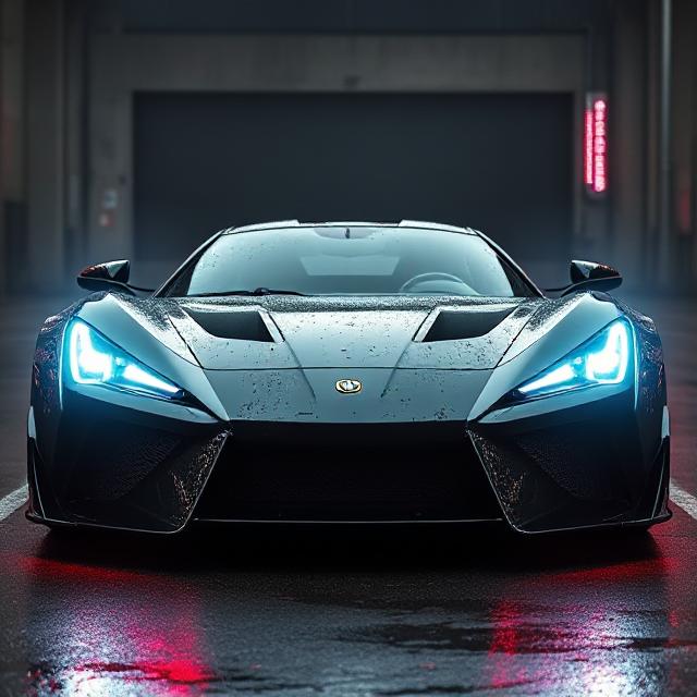 If cyberpunk cars were real: The Aesthetics Would Be a Mix Of Brutalist Armor And Liquid Smoothness.