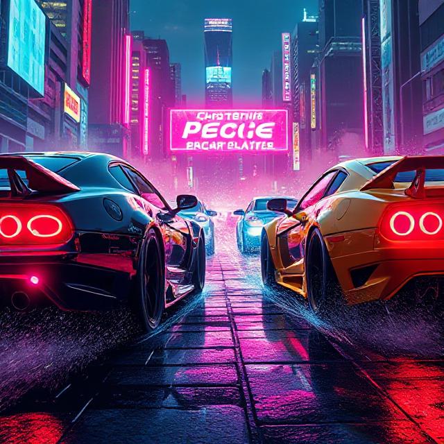 Cars in a cyberpunk world: Traffic Jams Would Be Digital Battlegrounds.