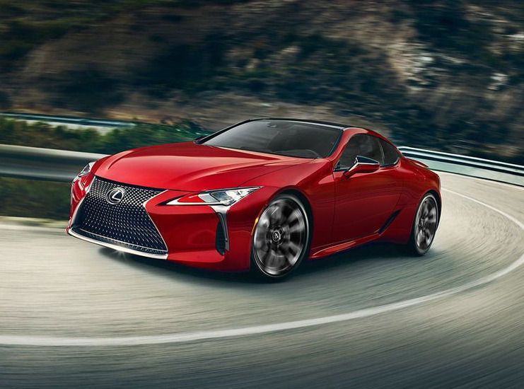 Top grand tourers: Lexus LC 500.