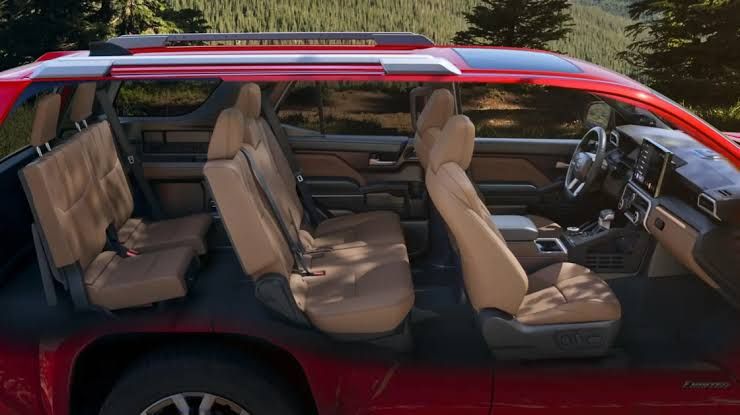 The 4Runner’s Seating Capacity.