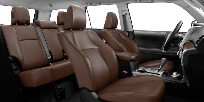 Toyota 4Runner interior seating.