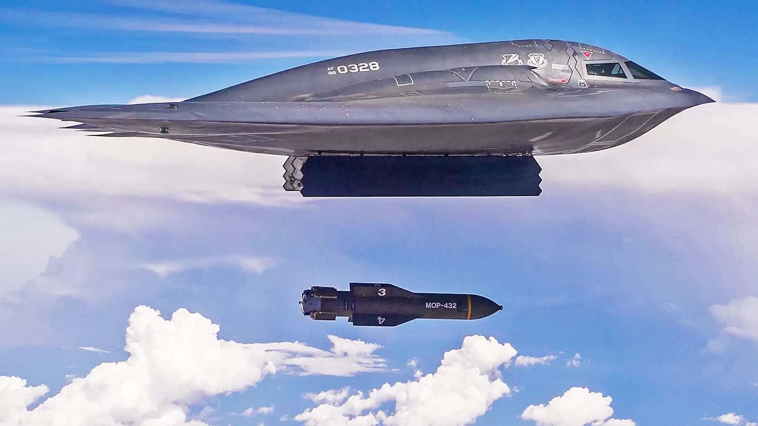 The B-2 Spirit Bomber's weapons.