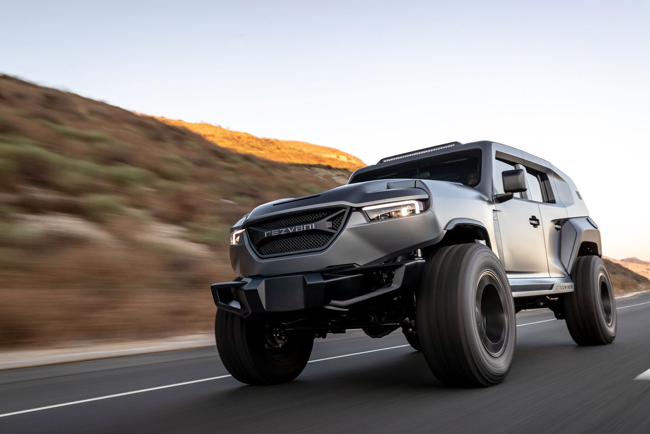 Top cars to escape kidnappers: 2. Rezvani Tank X.