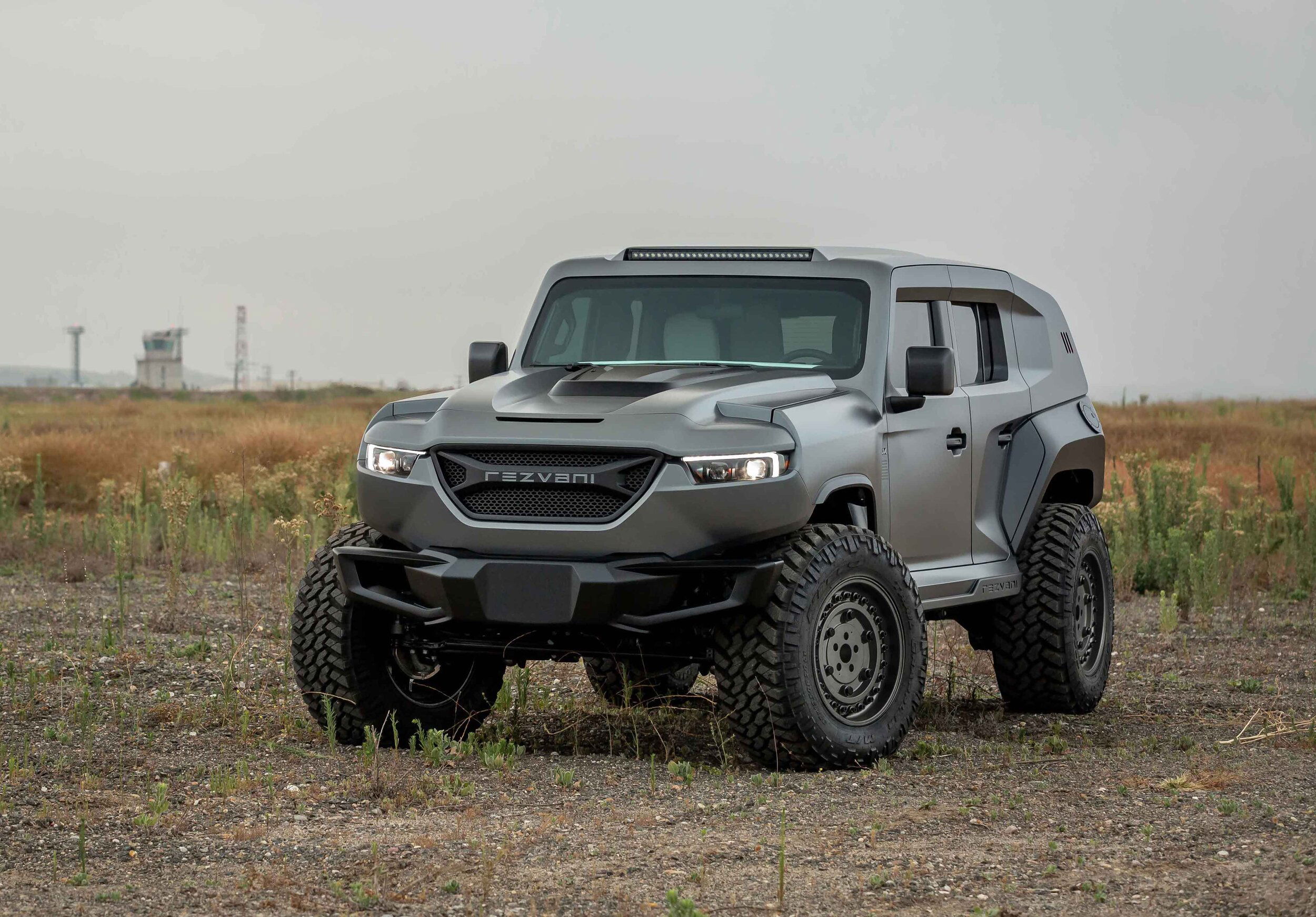 Top counter-pursuit vehicles: 4. Rezvani Tank Military Edition.