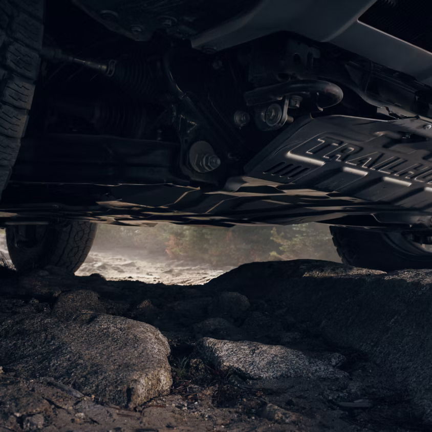 2025 Toyota 4Runner underarmor skid plates.