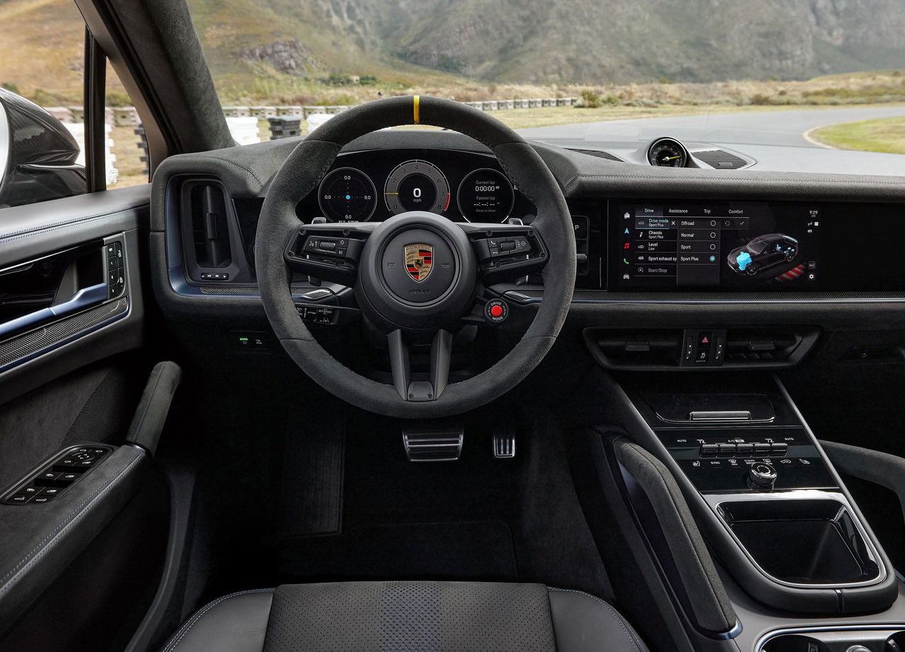 Porsche Cayenne Turbo GT telemetary.