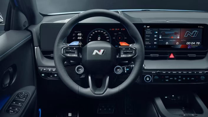 Hyundai Ioniq 5 N transmission.