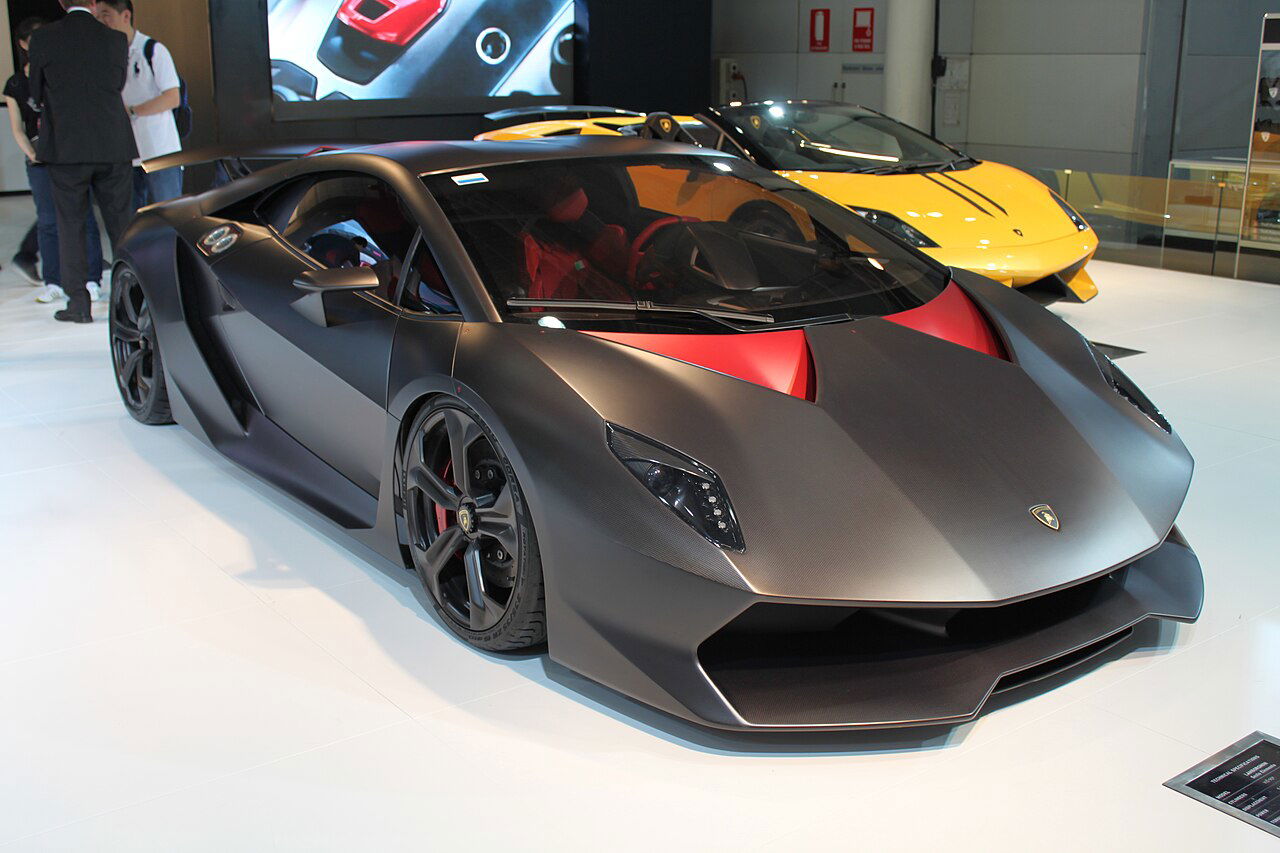 Lamborghini concepts that were never produced: Sesto Elemento.