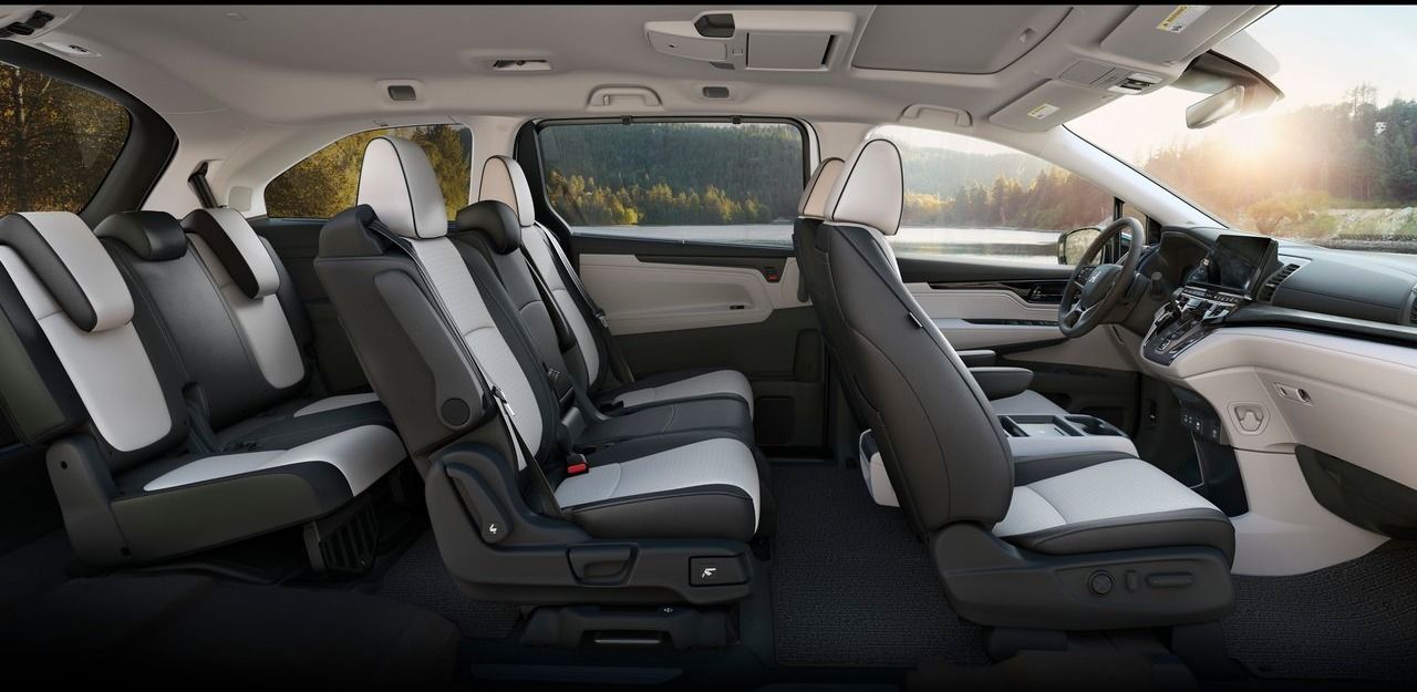 Best cars for two-car seats: Honda Odyssey.