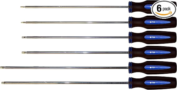 Mechanic tool set for car owners: screwdrivers.