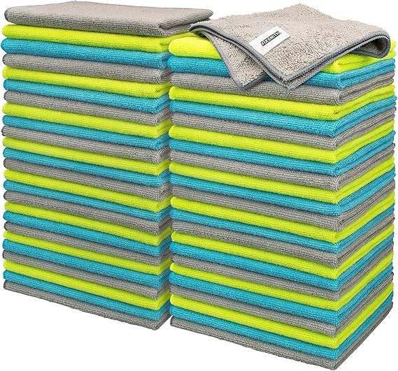 Affordable car detailing products: microfiber towels.