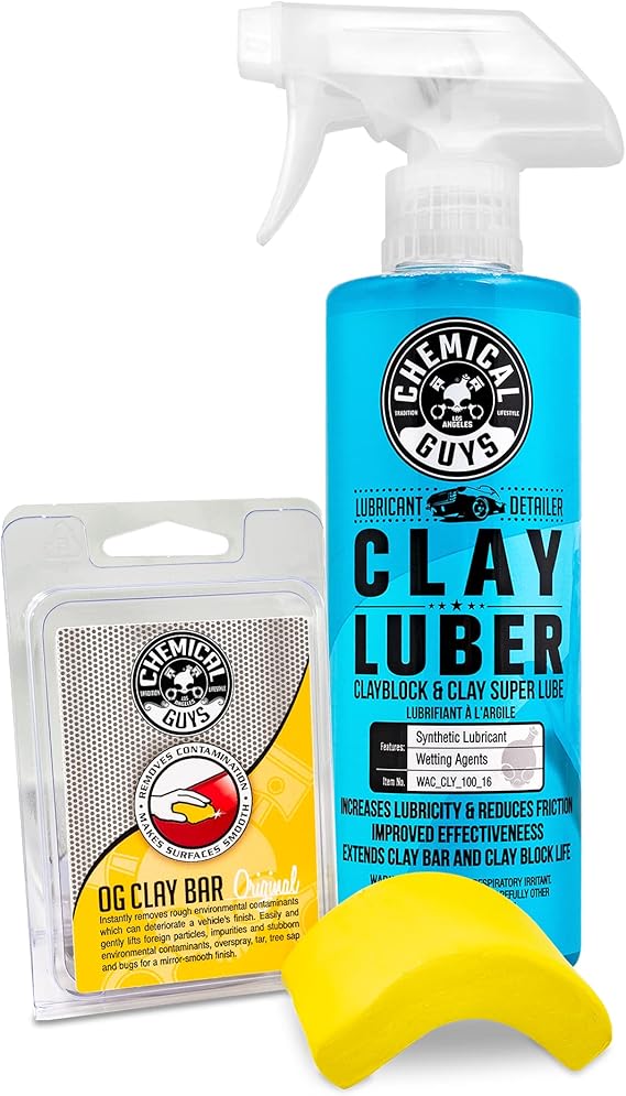 Affordable car detailing products: clay bar kit.