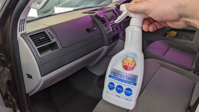Affordable car detailing products: interior protectant.