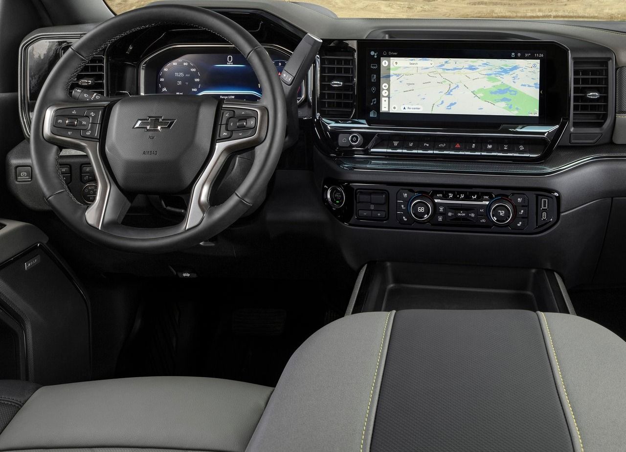 Chevrolet Silverado HD ZR2 interior.