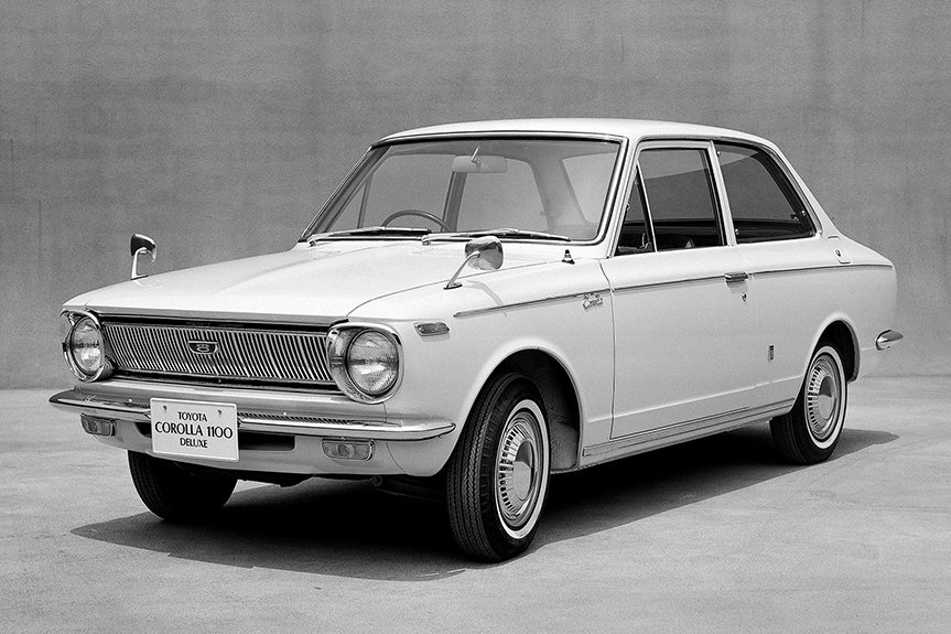 1960s most popular cars: Toyota Corolla.