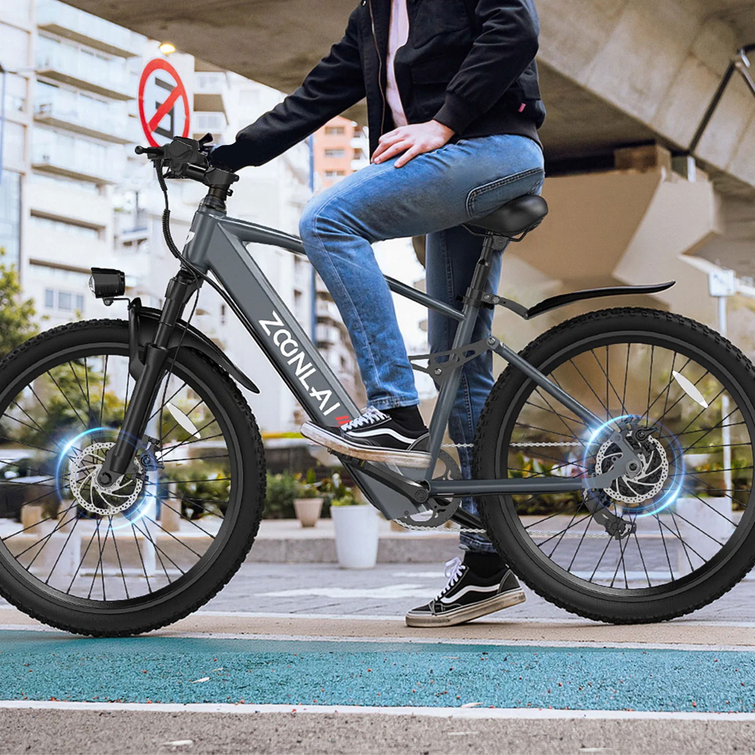 Best electric bikes for adults: Zoonlai Electric Bike Adults Suspension.