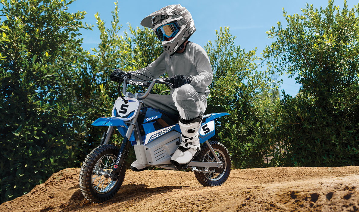 Razor MX350 Dirt Rocket Electric Off-Road Bike.