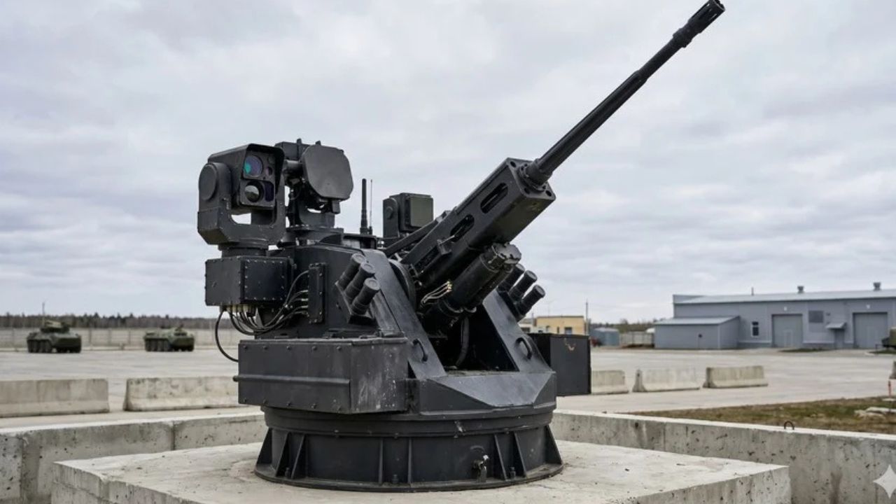 Russia's New ZAK-30 Citadel: A Programmable 30mm Airburst Cannon Designed to Stop Drone Swarms.