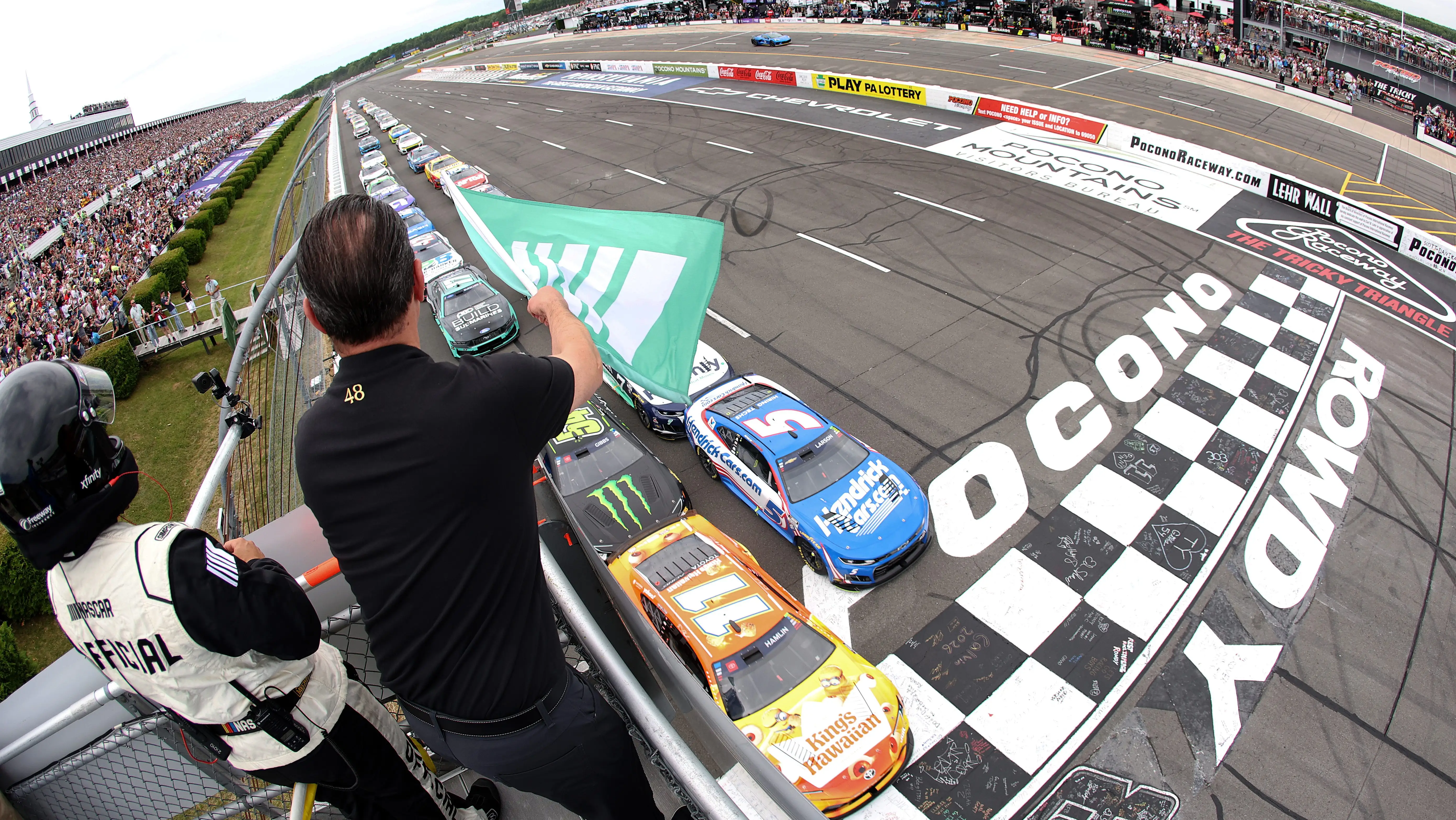 Pocono Raceway.