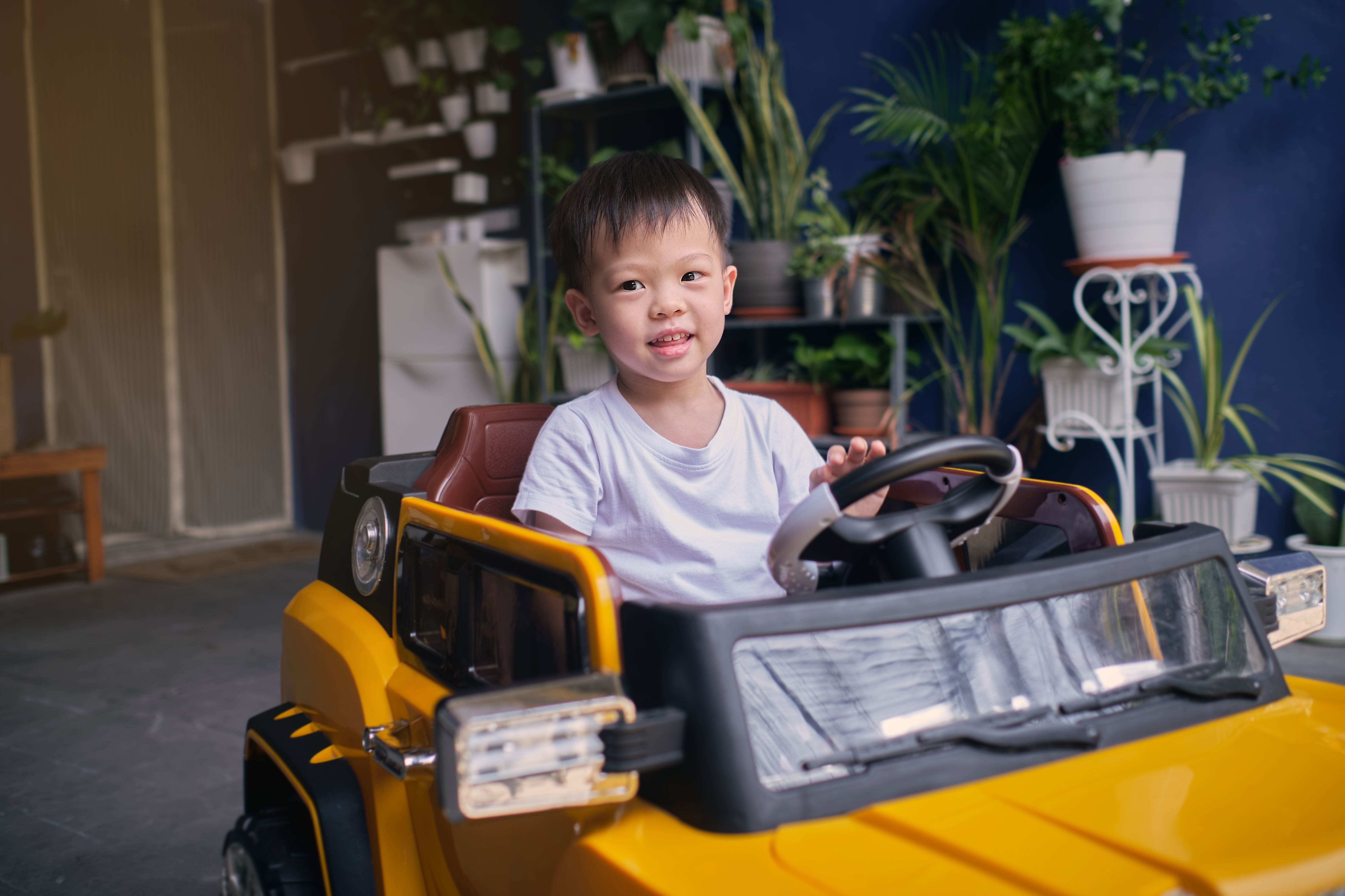 Infant remote cars.