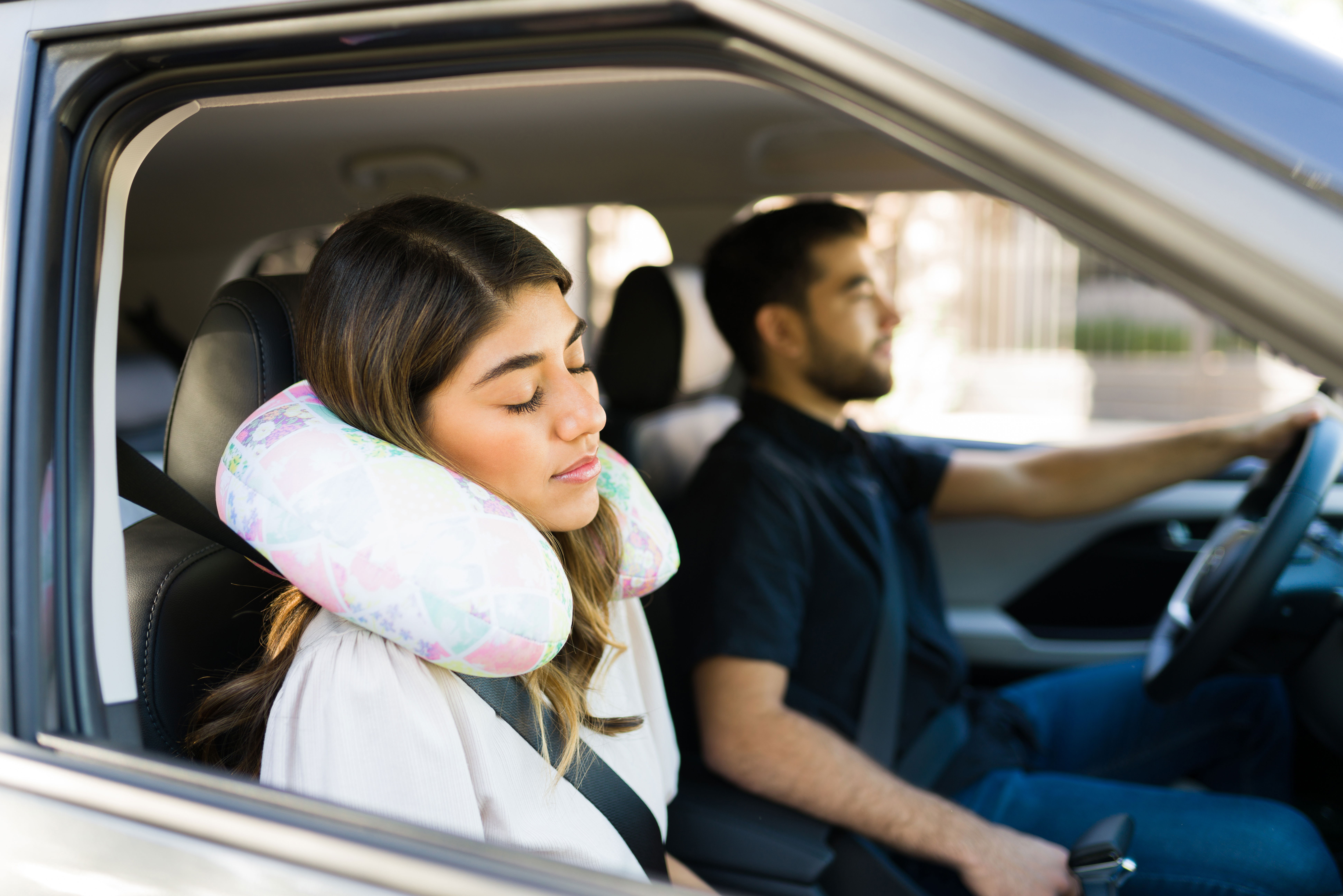 Road trip essentials: neck pillow.