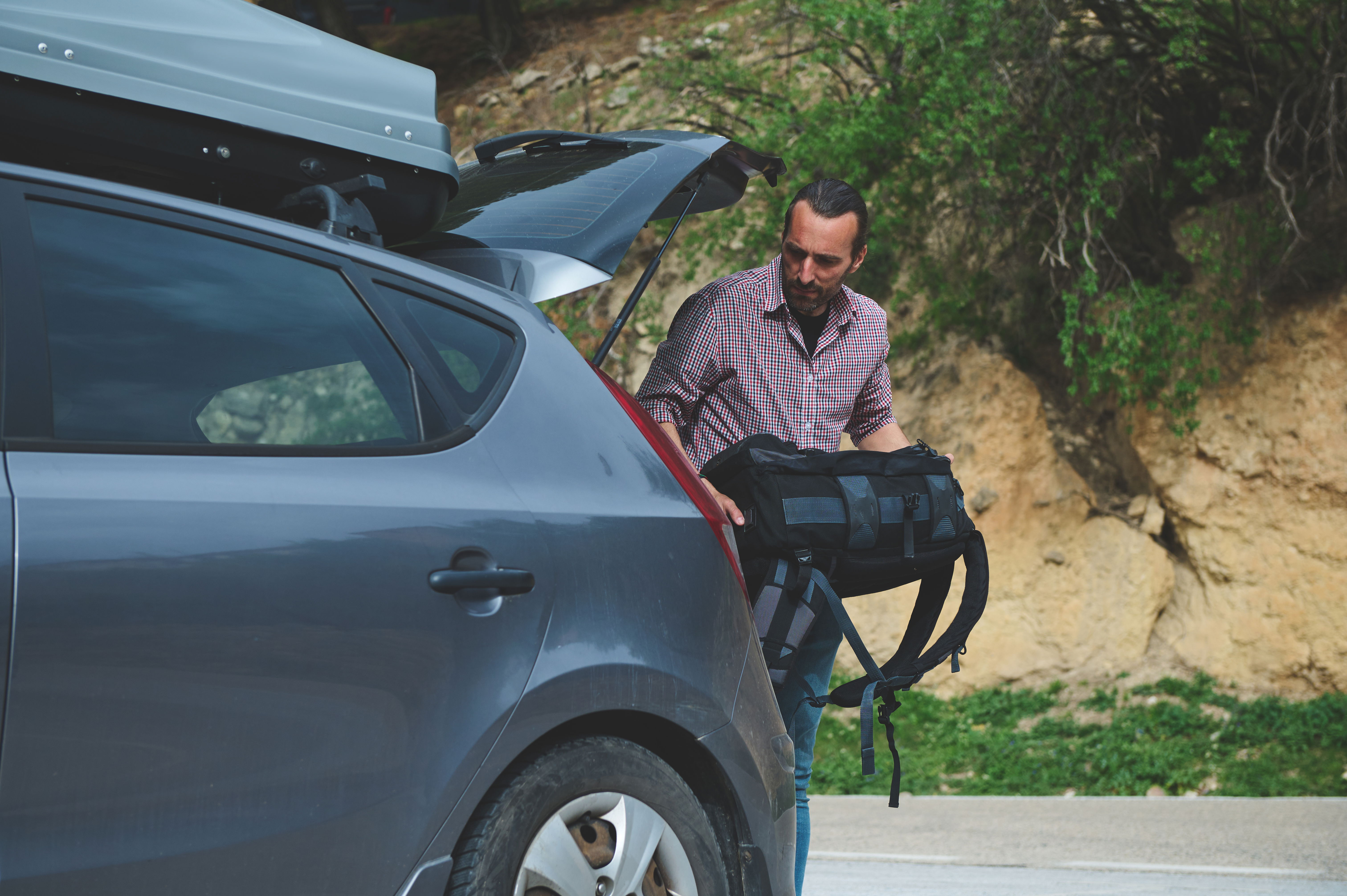 Road trip essentials: laundry bag.