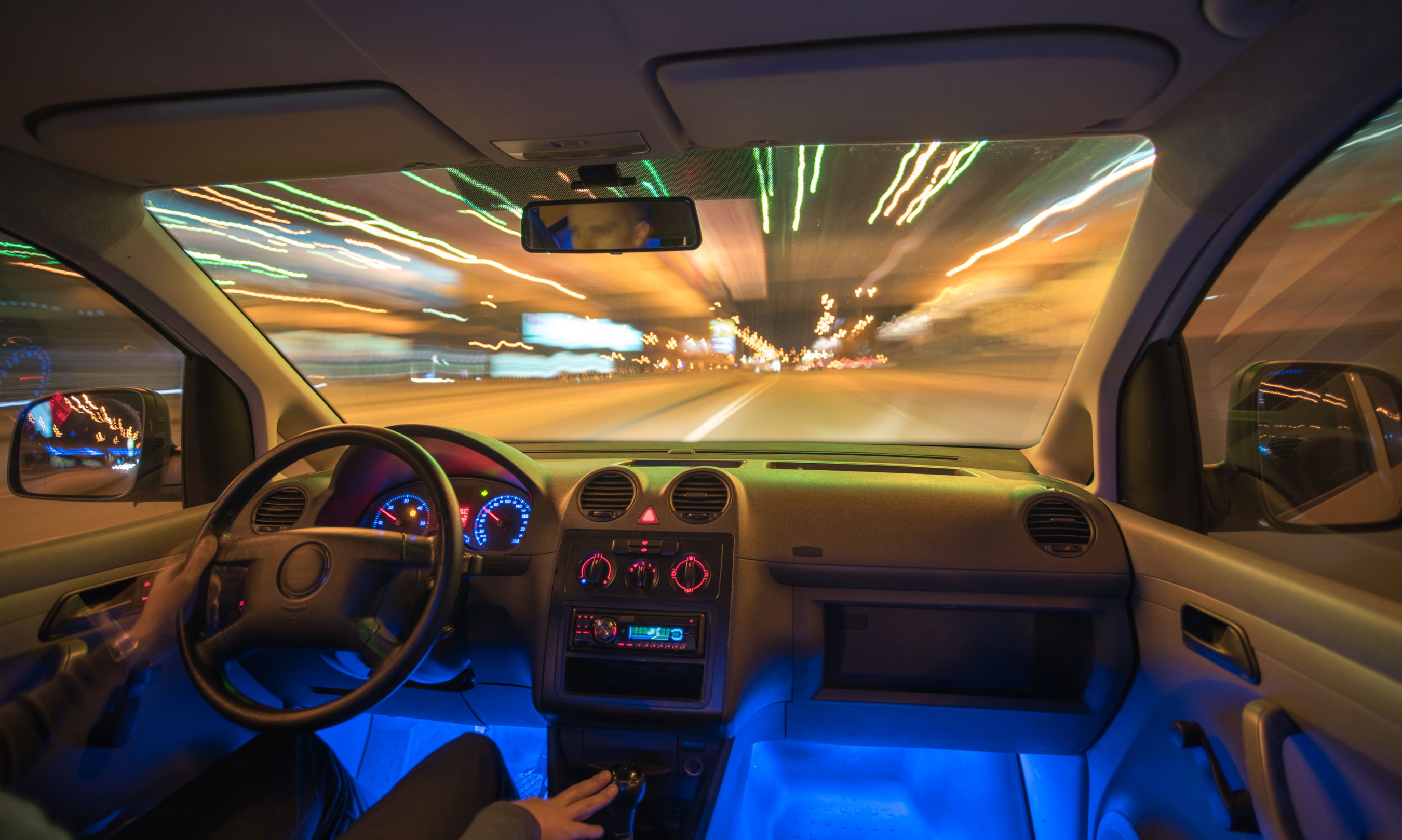 Holiday gift for car enthusiasts: LED interior light.