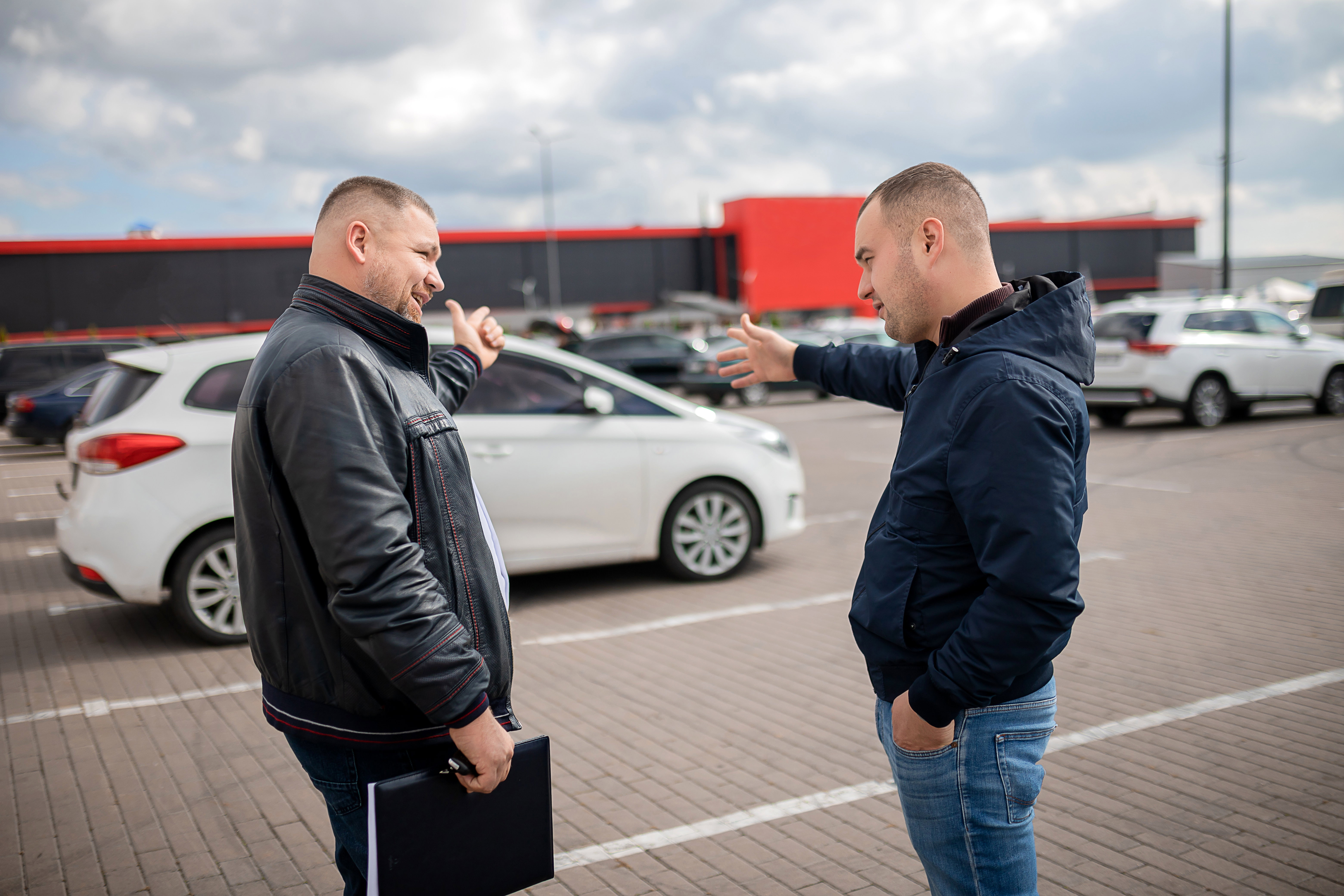 Checklist for buying a used car.