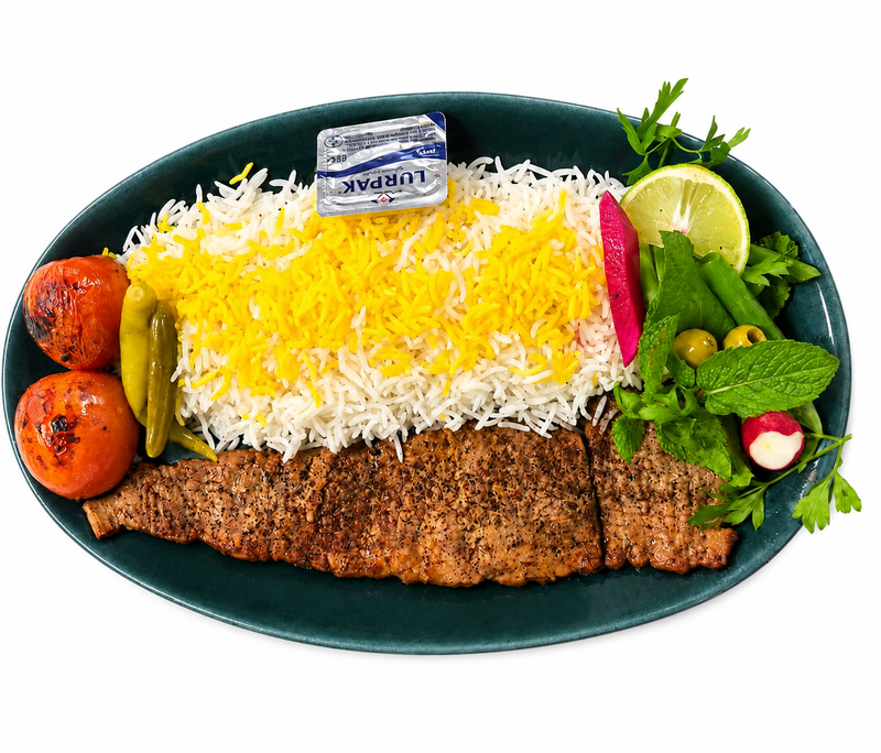 11. Chelo kabab barg
