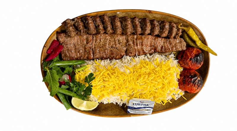 13. Chelo kabab soltani