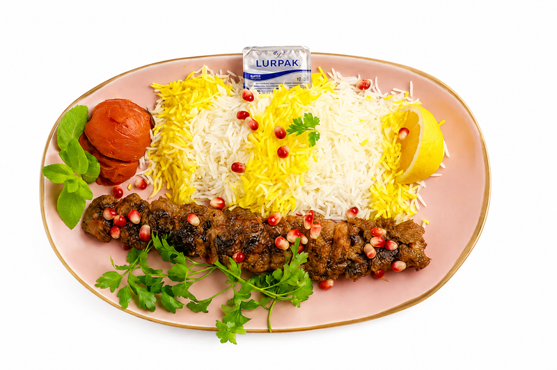 15. Chelo kabab torsh