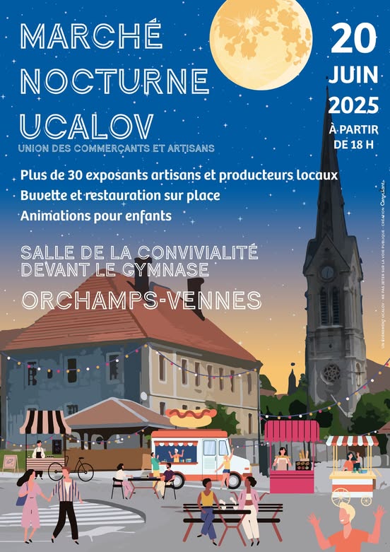 Marché Artisanal Nocturne - ORCHAMPS-VENNES